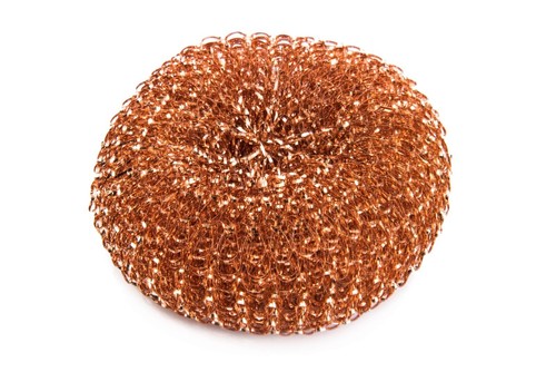 Copper Scourer 3 Pack Long Heavy Duty, Lasting Pads For Cleaning, Pans - Picture 2 of 2