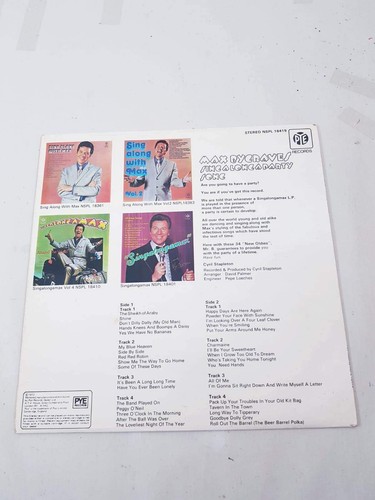 Max Bygraves - Singalongaparty Song (LP) - Picture 7 of 12