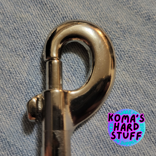 swivel bolt snap hook with strap eye. 3" length with 1" strap eye (10 count) ZDC - Picture 7 of 8