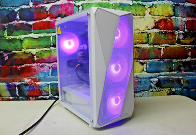 Custom RGB Gaming Desktop PC Intel Core i7 3.40 Quad 32 GB SSD Nvidia RTX 4060