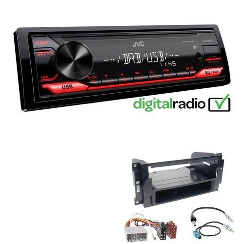 JVC KD-X182DB MP3 DAB+ USB 1-DIN Autoradio für Jeep Commander 2006-2010 - Bild 1 von 5