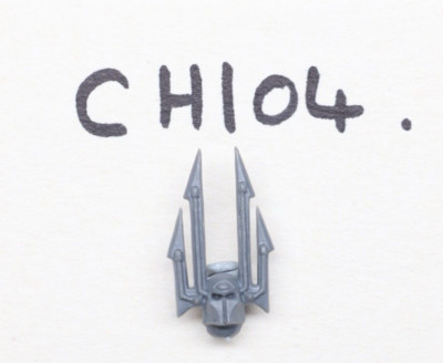 CHAOS SPACE MARINES TERMINATOR LORD HELM GAMES WORKSHOP WARHAMMER CH104
