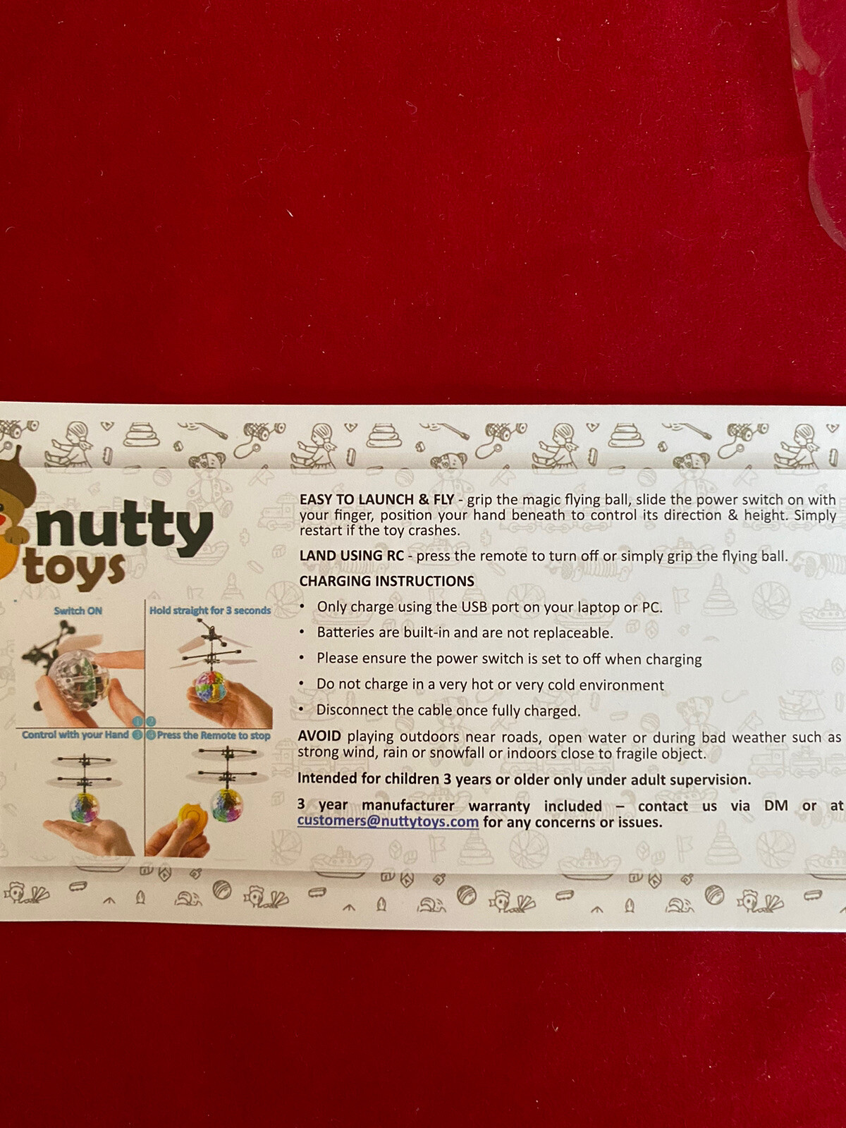 Nutty Toys Magic Flying Ball eBay