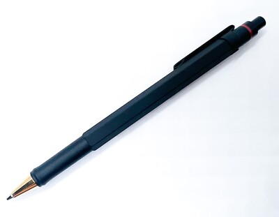 NOS Rotring newton Gold Black Mechanical Pencil 0.5 Double Push