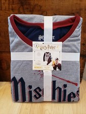 Harry Potter Mischief Managed Pajamas Women's 2 Piece Sleep Set Small