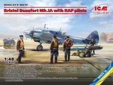 ICM 48313 Bristol Beaufort Mk.IA con pilotos RAF 1/48