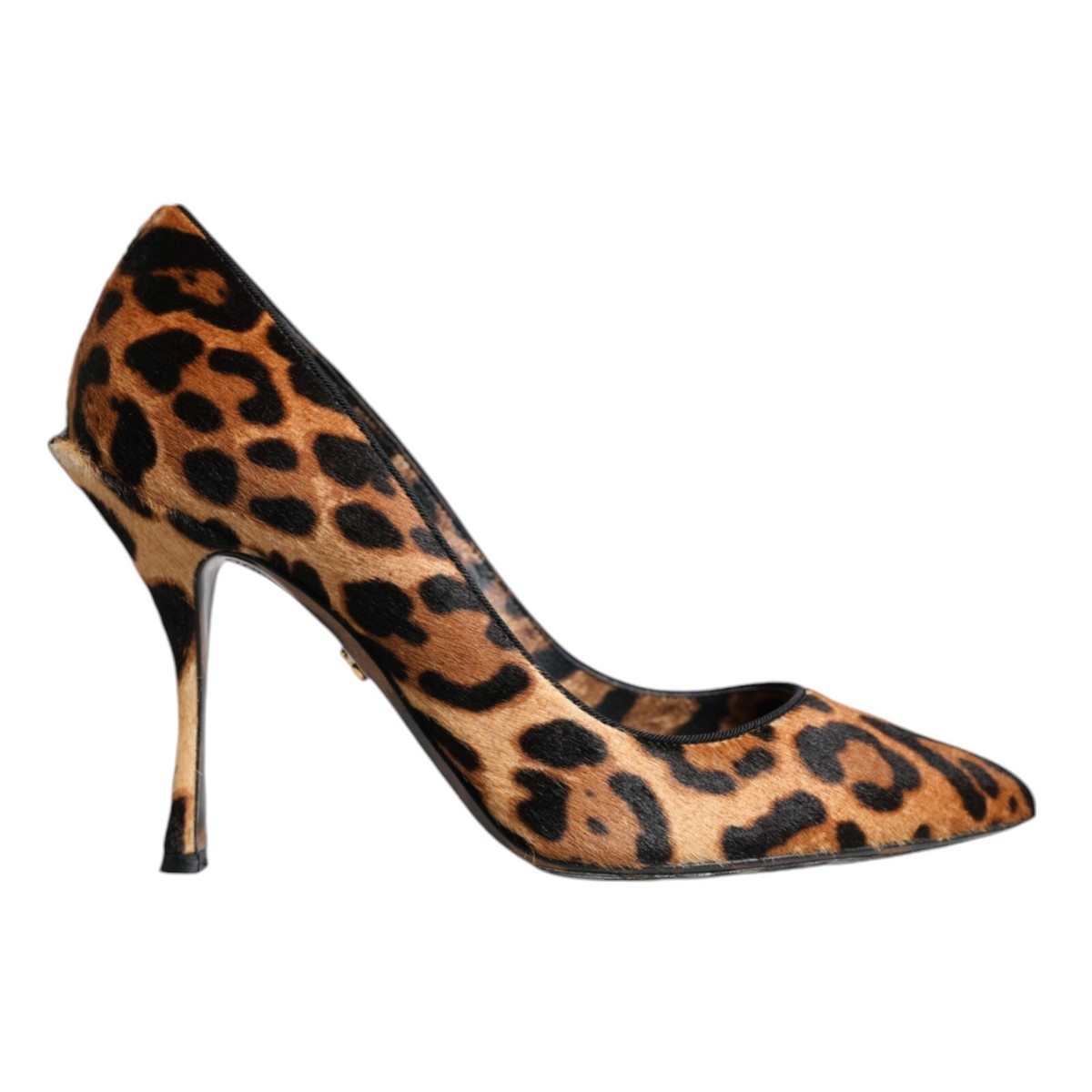 パンプス Dolce & Gabbana Brown Leo-Print Calf Leather Pumps DOLCE & GABBANA Shoes Brown Leopard Calf Hair Heels Pumps