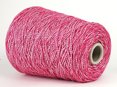34,50  /kg Konengarn * Effekt Bändchen * 70% Baumwolle * Cage * Pink * Nm 2,3