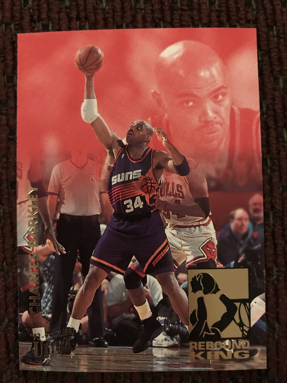 93/94 Fleer Ultra Rebound King Charles Barkley Card 1 Of 10 Phoenix