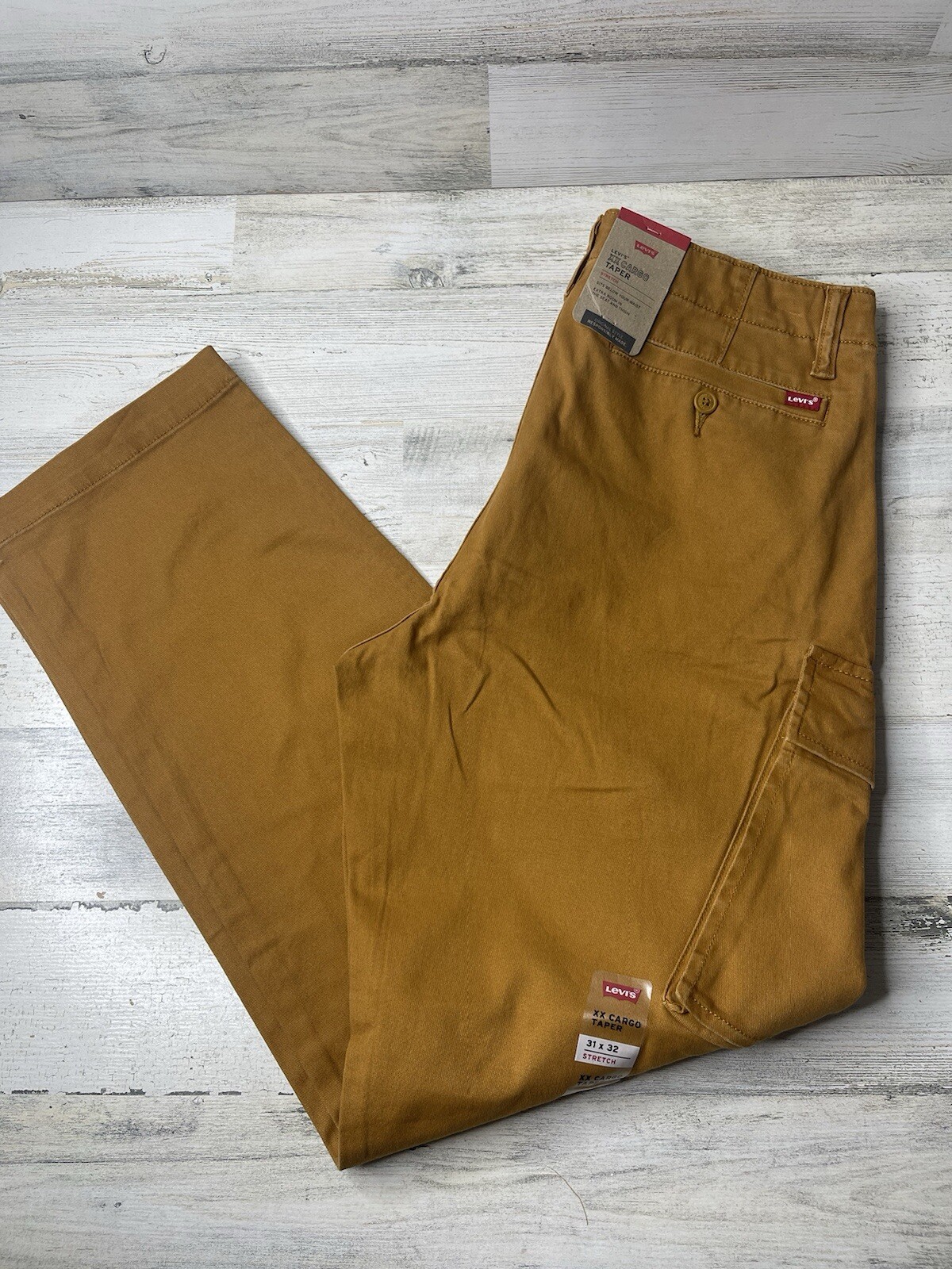 Levi's XX Cargo Taper Stretch Pants Dark Ginger Men’s  Size: 31x32 NWT!