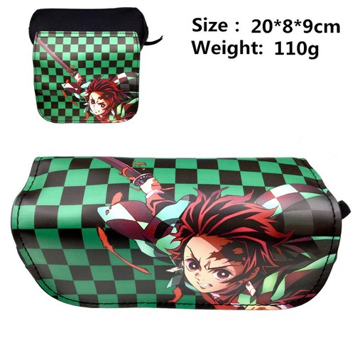 Demon Slayer Student Pencil Bag Women's Storage Cosmetic Makeup bag Stationery - Picture 10 of 12