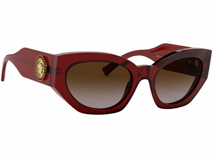 RARE New VERSACE Medusa Crystals Burgundy Gold Sunglasses RARE New VERSACE Medusa Crystals Burgundy Gold Sunglasses