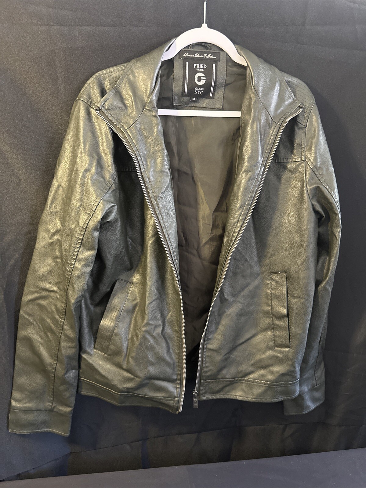 Fried leather jacket - image 2