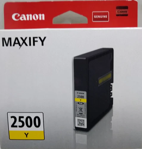 Canon PGI 2500 Original Yellow Maxify Cartridge - OVP MB5050 MB5150 NEW Genuine