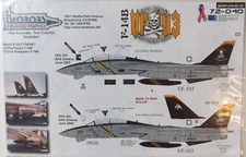 1/72 Two Bobs Decals F-14B Jolly Rogers VF-103 "Final Cruise" #72-040 OOP/HTF