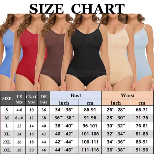Bauchkontrolle Bodysuit Slip Sculpting Shaper Tank Top Bodys Snatched Waist - Bild 2 von 66