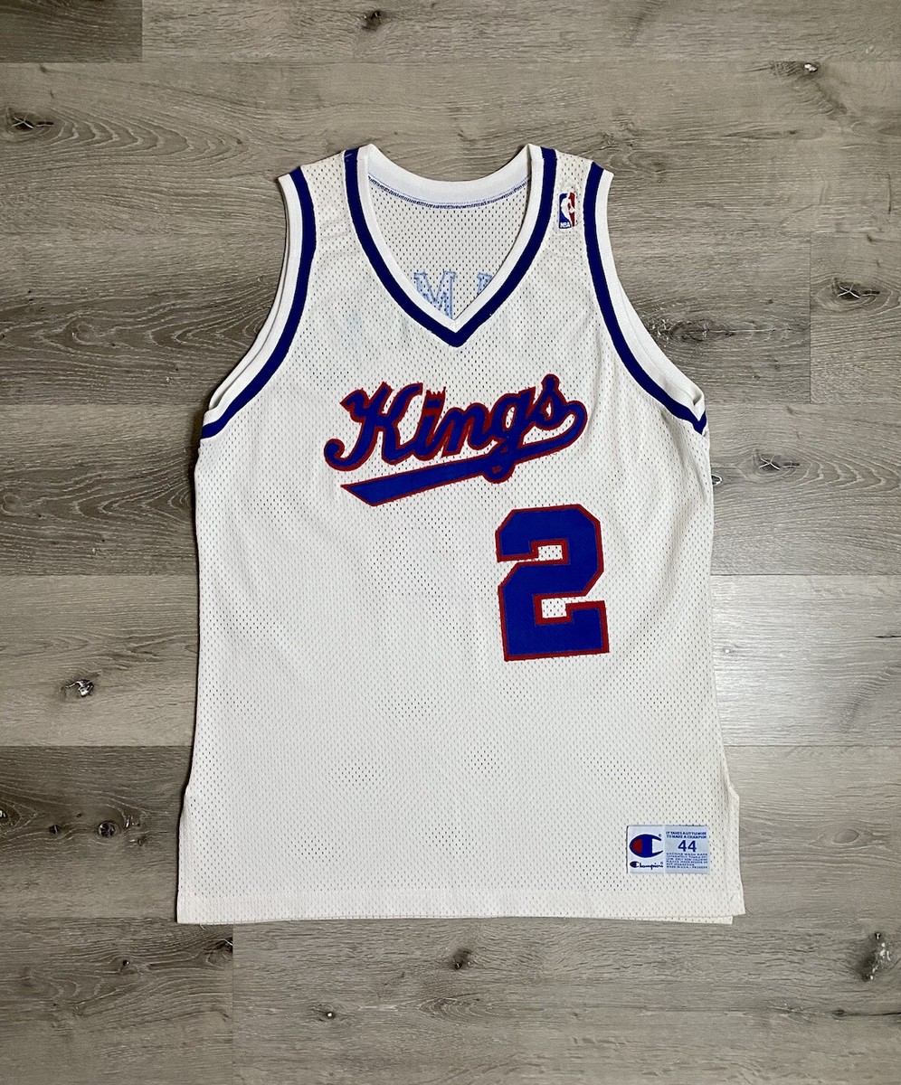 KINGS MICTH RICHMOND ユニフォーム 44 Champion Sacramento Kings Mitch Richmond Jersey White sz 44