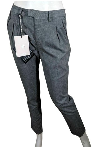 Pantalon Gris Femme Saint Hilaire – Taille 46, Laine élasthanne, Coupe Slim Velours