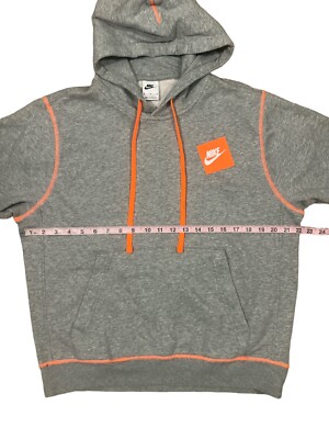 gray and orange nike sweatsuit