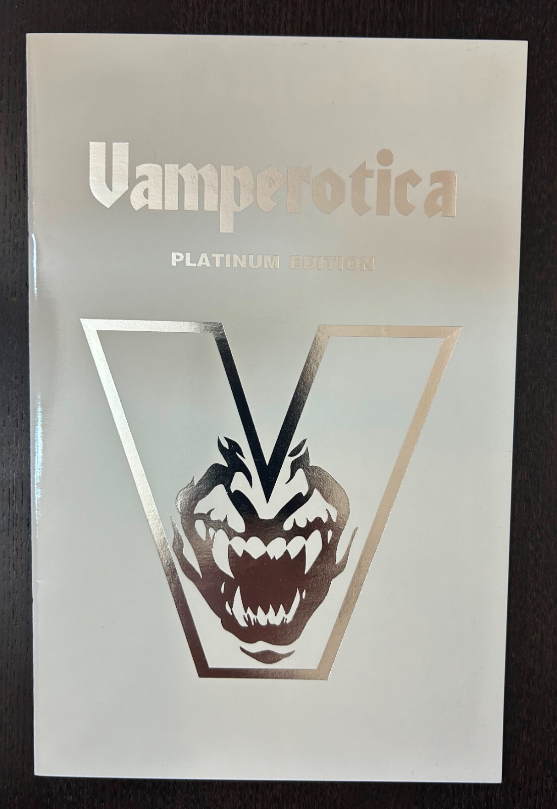VAMPEROTICA #1 (Brainstorm Comics 1994) -- PLATINUM Edition Variant -- Bad Girl