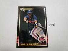 Wally Backman Autographed Donruss 1985 Baseball Card 