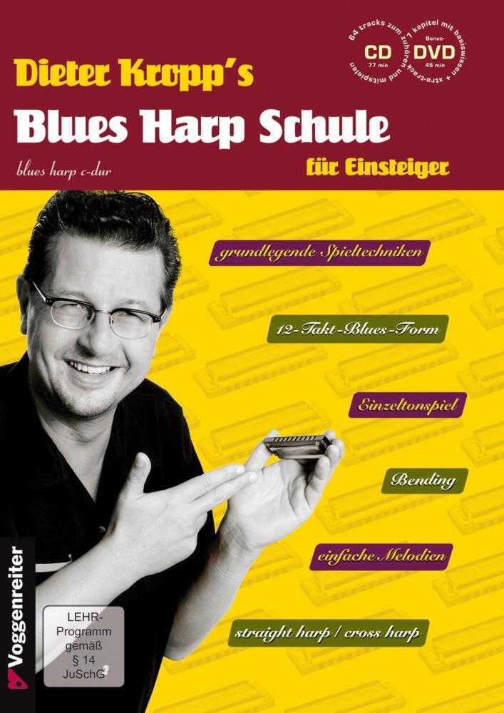 Thumbnail - Blues Harp Schule - Dieter Kropp - 9783802406591 Portofrei