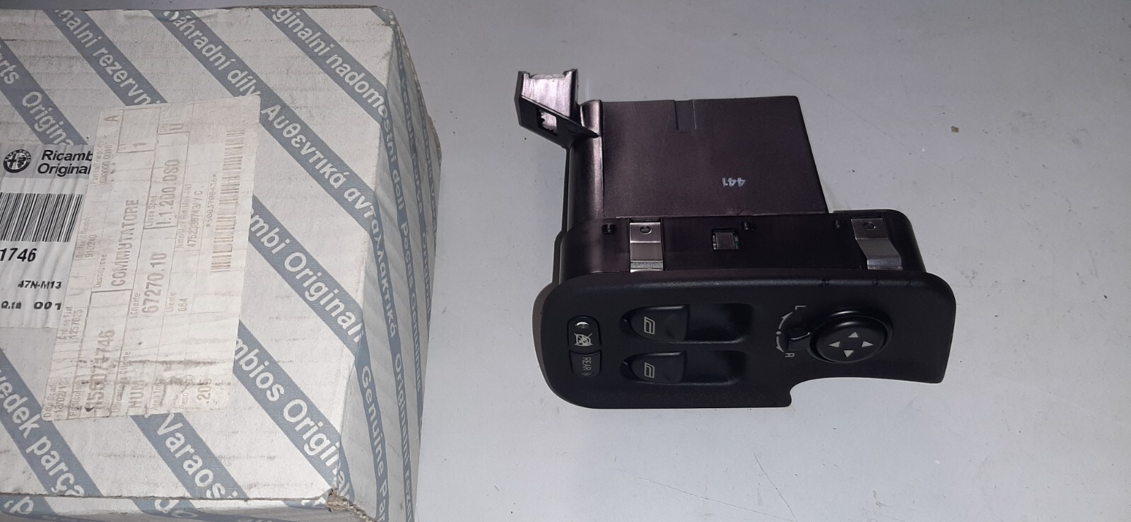 PULSANTIERA ALZACRISTALLI ORIGINALE ALFA ROMEO MITO TASTI LATO