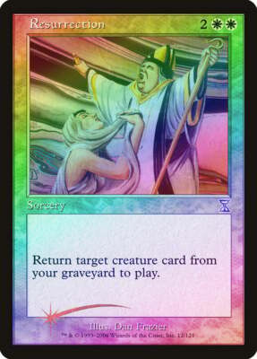 mtg white resurrection cards Resurrection FOIL Time Spiral - Timeshifted NM White Special MTG CARD  ABUGames
