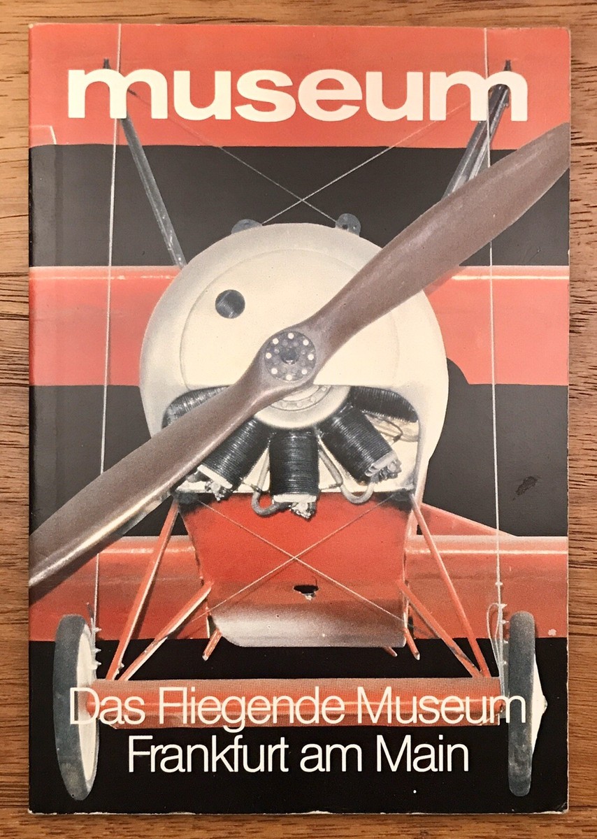 開業当時の冊子です．大変レアなものです。 Rare Vintage 1984 Frankfurt Museum German Aviation History Booklet