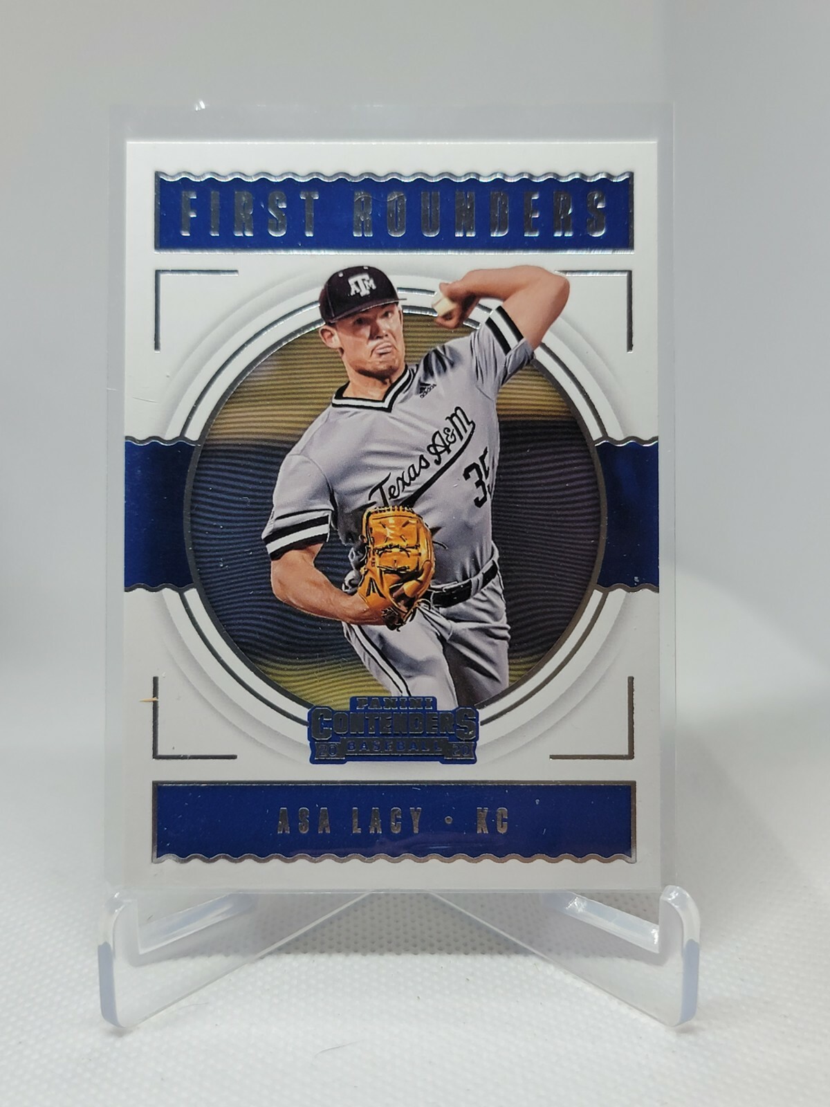 2020 Panini Contenders First Rounders #FR-6 Asa Lacy Kansas City Royals B6A