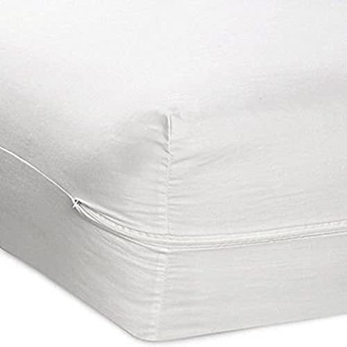 Mattress Protector Cover Premium Microfiber Waterproof Zippered Mattress Enca...-image