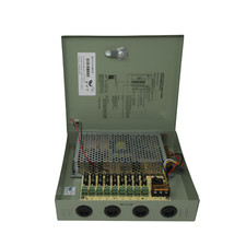 Cassetta Box di alimentazione  Metallico 12 V 15 A 9 USCITE PROTETTE da Fusibili