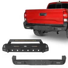 Heavy Duty Steel Front Bumper Wlight Bar Or Rear Bumper For Tacoma 2016-2023