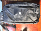 Black Insulated Cooler Tote Bag with handle & shoulder strap and Zippered Pouch