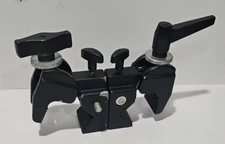 Manfrotto 035 Double Super Clamp VIDEO CAMERA TRIPOD - Black - Married Connected