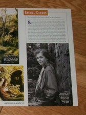 Rachel Carson original ONE magazine clipping page PHOTO article