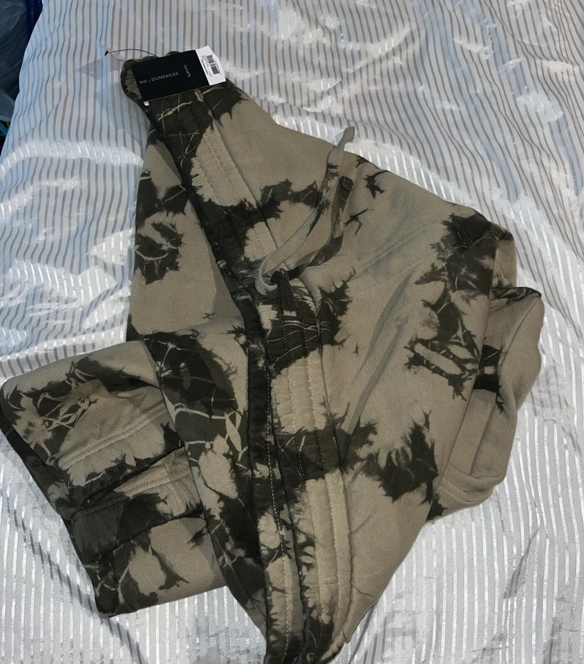Pantalones deportivos ajustados sin límites verdes tie dye para hombre talla 3XL 48-50 bolsillos 28 entrepierna Foto 2 de 4