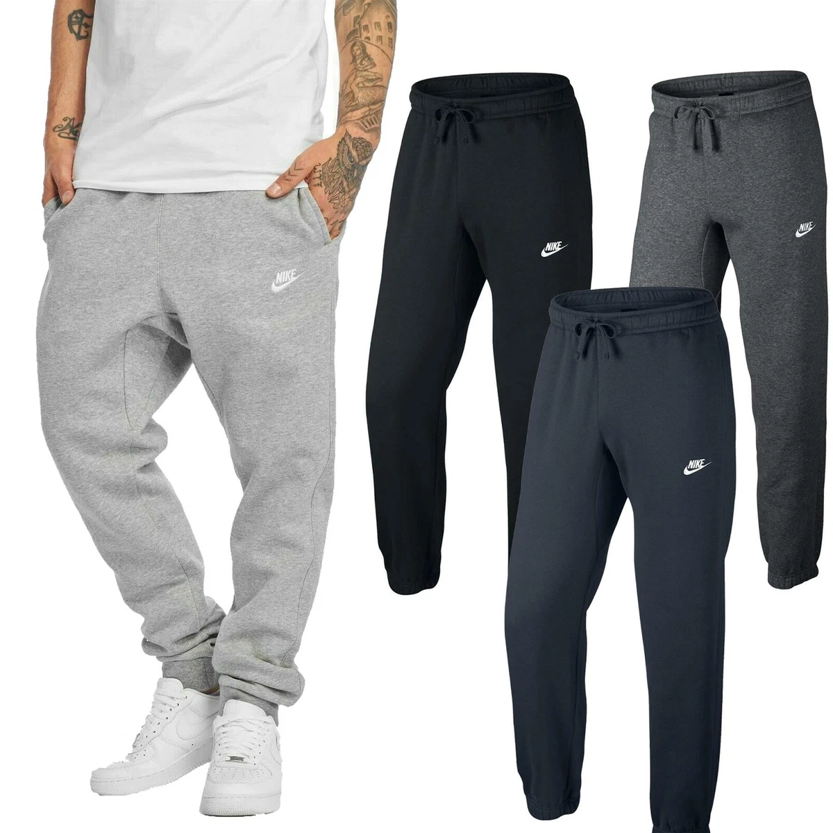 Nike Men's Cuffed Joggers Tracksuit Track Pant Jogging Trouser Bottom  Sweatpants