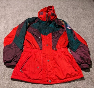 Descente Jacket Mens Medium USSA Northern Division Junior Olympic Ski Team Parka