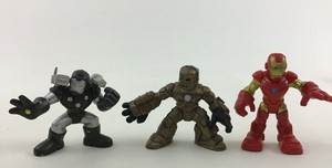 Details About Playskool Heroes Iron Man Toy 25 Figures 3pc Lot War Machine Prototype Suit