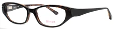 CINZIA CIN-5053 C3 Brown Horn Womens Semi Cat Eye Eyeglasses 53-16-142 B:30 D