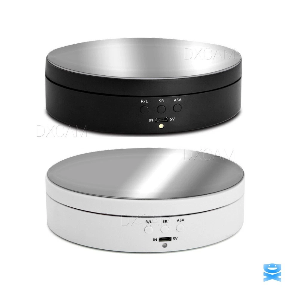 360° Rotating Display Stand Electric Motorized Jewelry Photography Turntable - Image 3 of 4