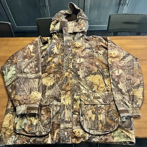 Cabela's Outdoor Camo Coat Jacket Mens XL 931205 Advantage Timber Camouflage