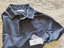 Geoffrey Beene Super Soft Performance Polo Shirt Large MINT FREE SHIPPING