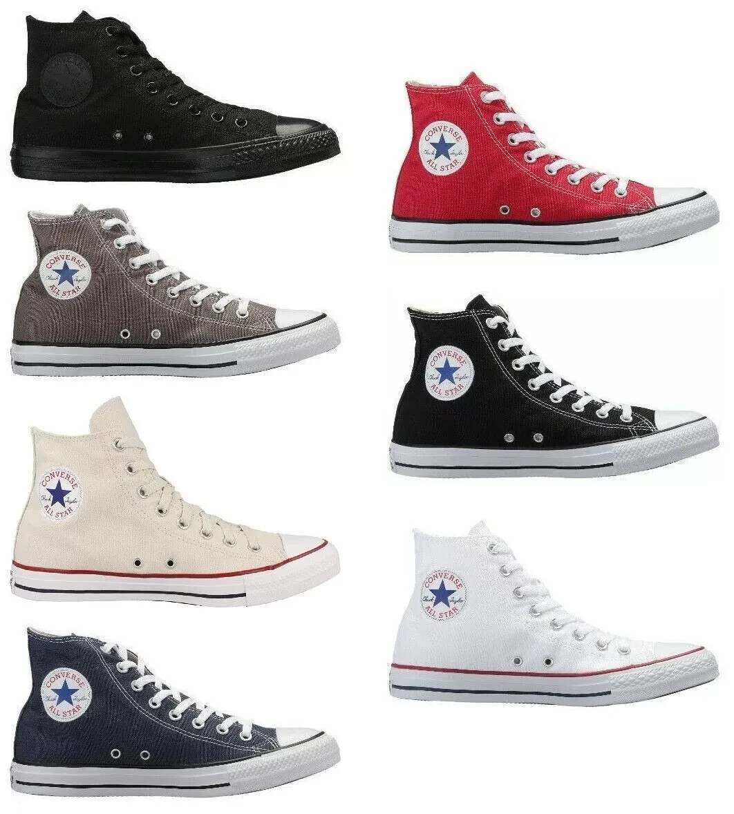 Converse All Star Chuck Taylor Canvas Shoes High Top All Sizes