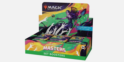 Magi The Gathering Commander Masters Set Booster Box - CMM MTG TCG Limited