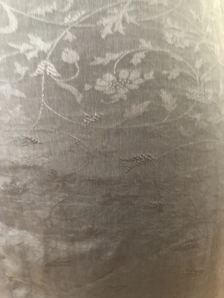 Vestido Giorgio Armani Gris Seda Floral Volantes Cuello en V Midi Talla IT 36, Estados Unidos 0-2 Foto 4 de 4