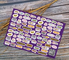 Planner Stickers for Bullet Journal diary for organisation - fits Erin Condron