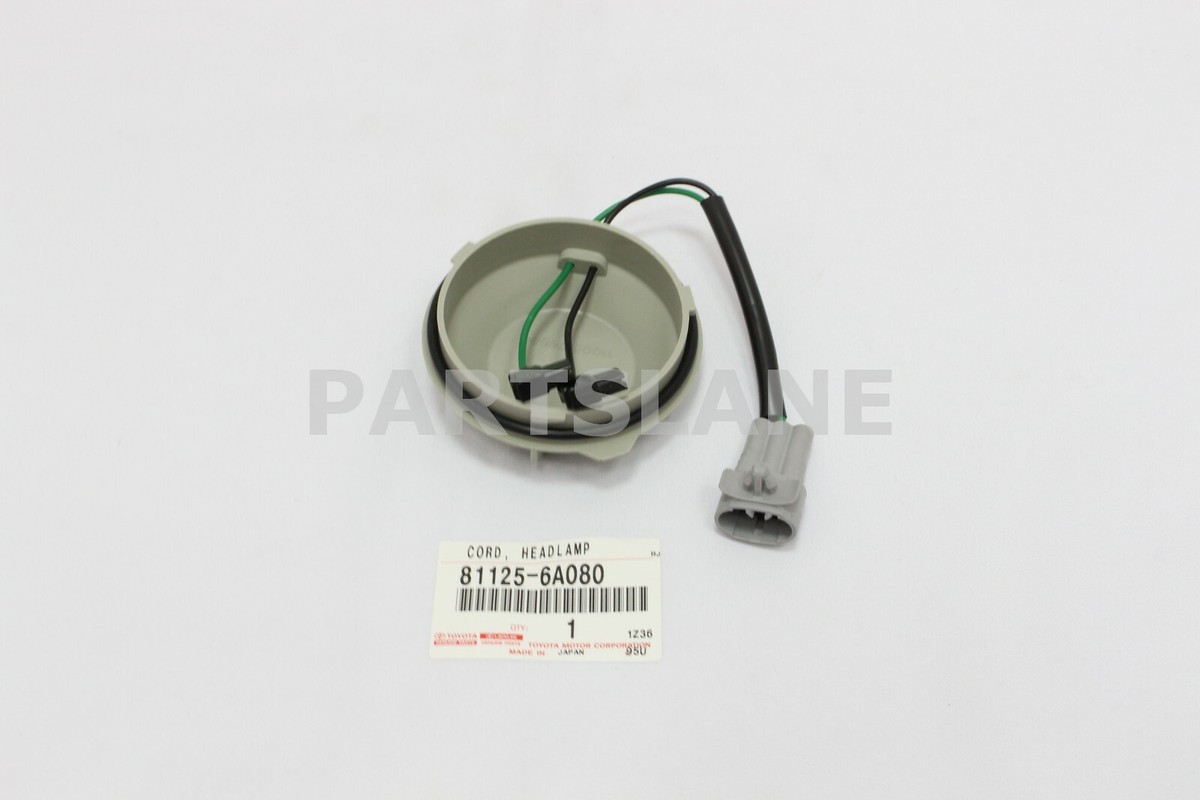 81125-6a080 Toyota Cord Headlamp 811256A080 Genuine OEM Part for
