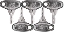 Fits #16 (55240) Allmand/Broce/Gehl/Kubota Replacement Key *5 Pack*